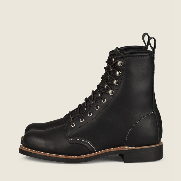 Bottes Red Wing Heritage - Silversmith - Short Boundary Cuir - Noir - Femme 145NQTACX